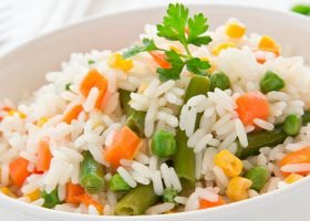 Arroz com legumes
